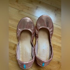Rose Gold Glam Tieks size 9
